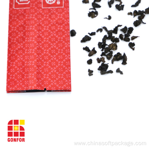 High Quality Printed Tea Bag side gusset pouch